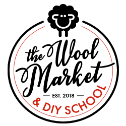 The Wool Market and DIY School logo